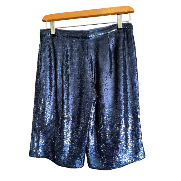 NWT ADA Navy Sequined Board Shorts - Picture 1 of 4